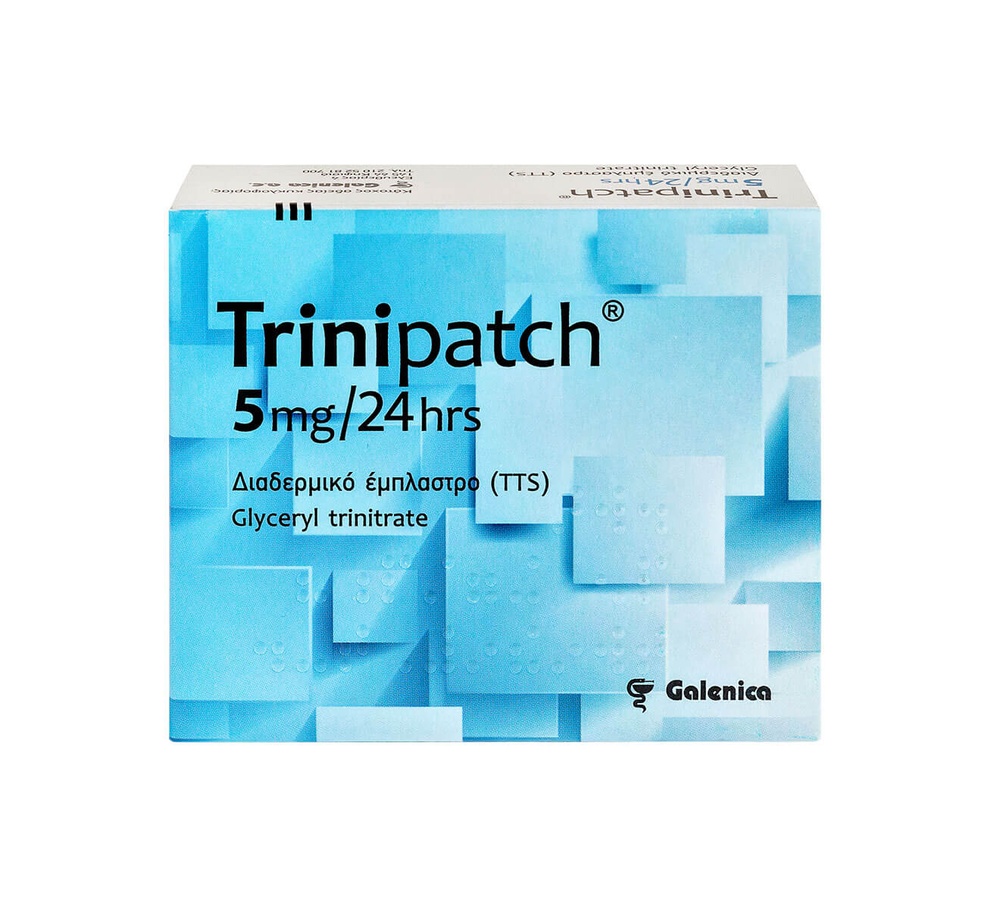 TRINIPATCH 5 mg/24 GODZINY PLASTRY TRANSDERMALNE