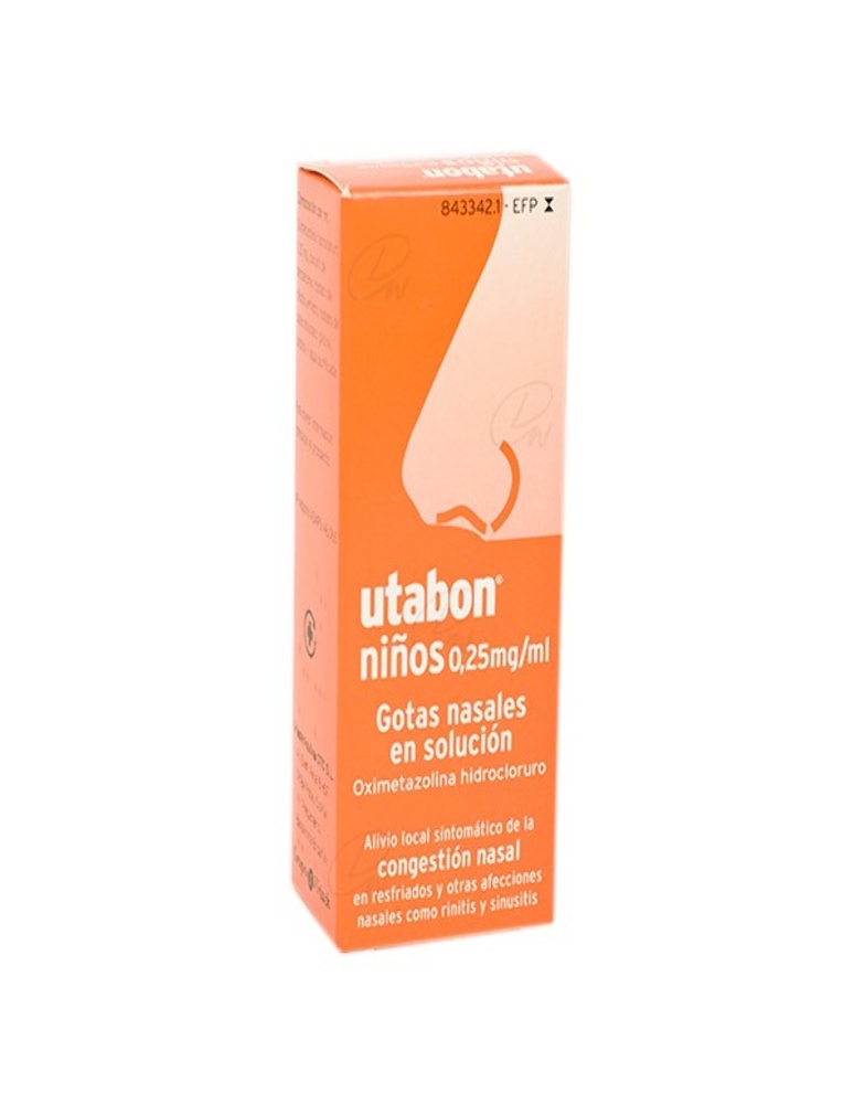 UTABON NIÑOS 0,25 mg/ml KROPLE DO NOZA W ROZTWORZE