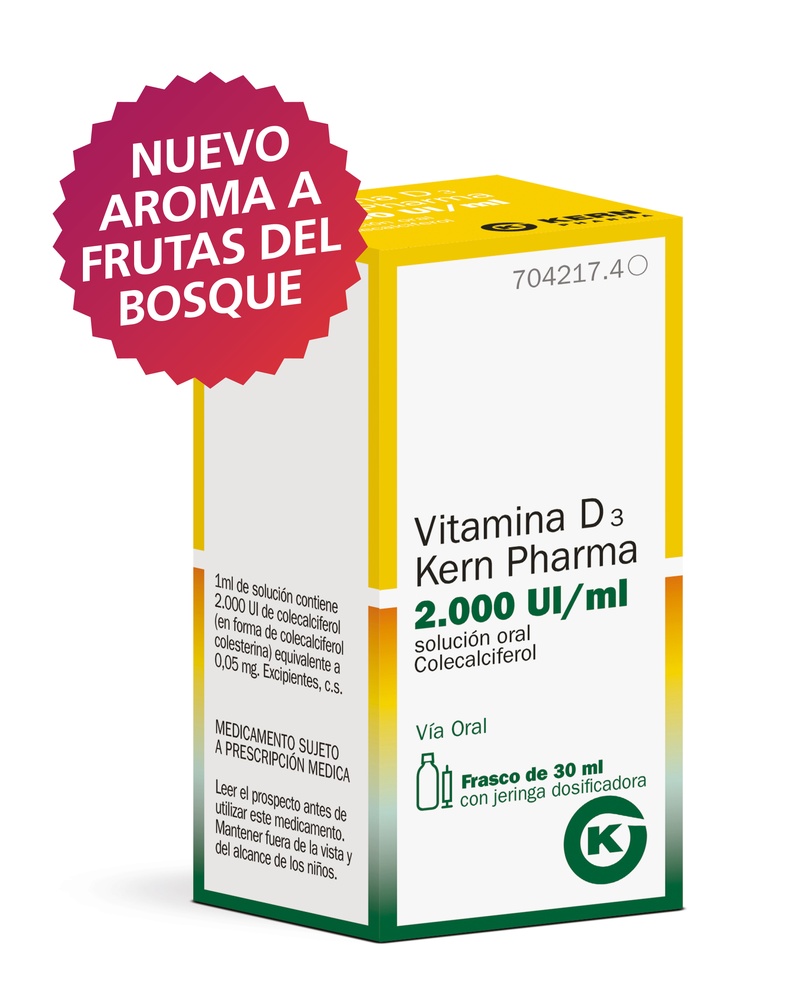 WITAMINA D3 KERN PHARMA 2000 IU/ml ROZTÓR DOUSTNY