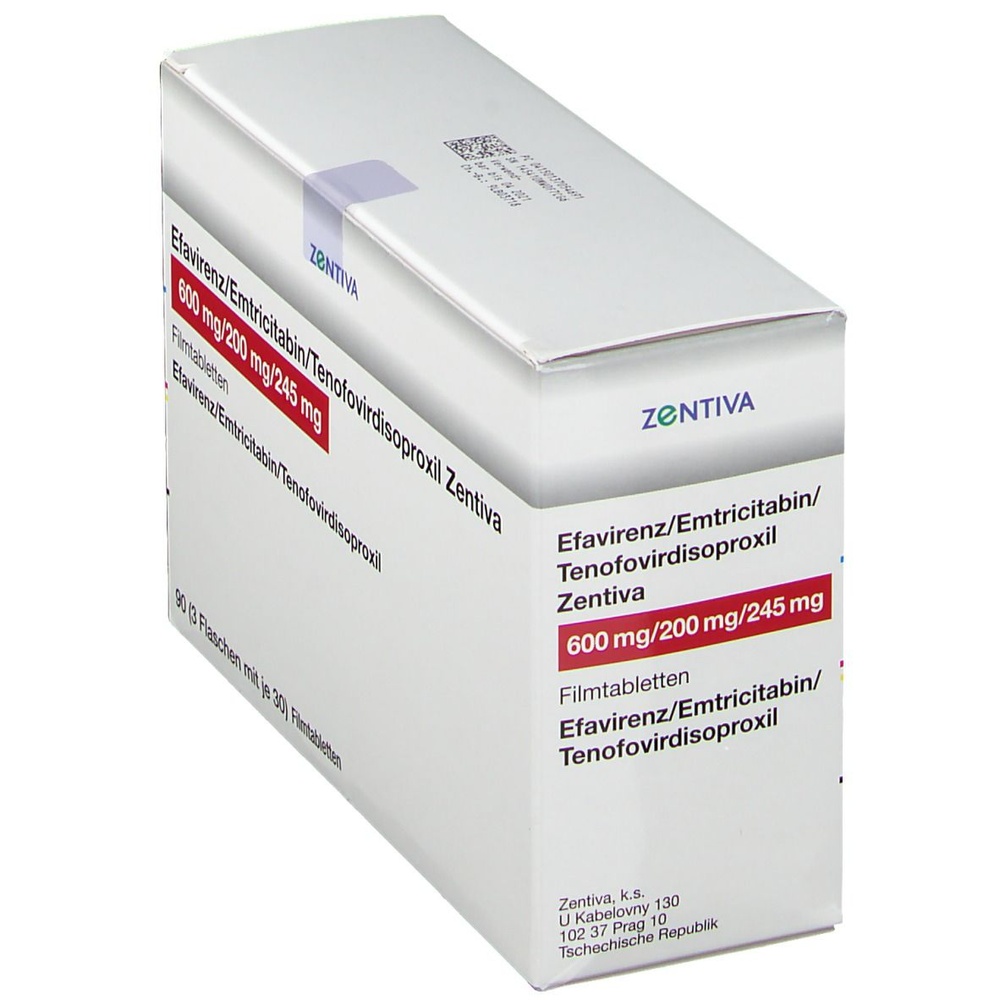 EFAVIRENTS / EMTRIKITABINA / TENOFOVIR DISOPROXIL TSENTIVA