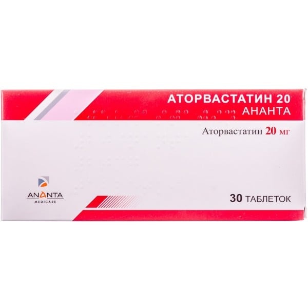 ATORVASTATIN 20 ANANTA