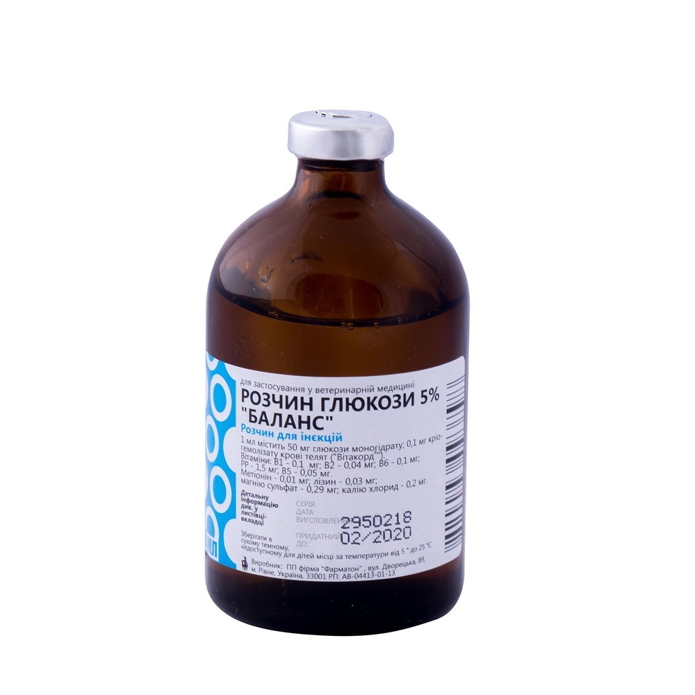 BALANS 2,3 % GLUKOZI 1,25 MMOL'/L KAL'CIU